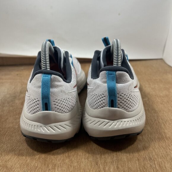 Saucony Omni 21 Women Size 8.5 Running Shoes White Blue Red S10762-31 - Picture 4 of 9